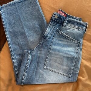 NWOT Lucky Brand Women's wide leg crop jeans